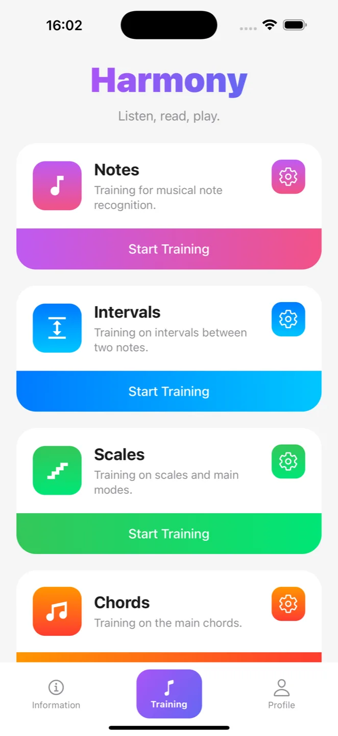 Choose the concept to practice.